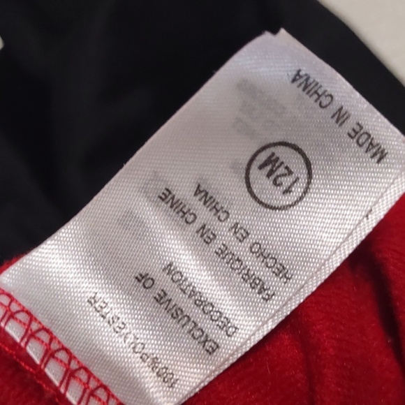 Nike tracksuit jacket for boys 12 months red and black - Picture 5 of 7